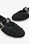 Anjali Women's Knitwear Ballet Flats - Black - 6