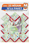 Pack of 10 April 23 Children's Day Themed Bandanas/Scarves
