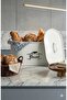 Modern Oval Metal Bread Box - White - 2