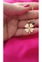 Clover Luck Necklace 316L Steel Evil Eye Beaded Gold Color Women's Necklace – Medium Size Stylish Everyday Jewelry - 2