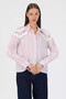 Lace Detailled Relaxed Fit Short Shirt # 34138 - 4