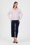 Lace Detailled Relaxed Fit Short Shirt # 34138 - 7