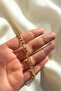 Bracelet Women's Gold Color Stainless Steel Collection with 5 Different Options - 6