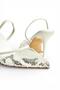Y726493615 White Mesh Sequin Embroidered İ Stiletto Heel Women's Shoes - 6