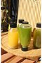5 Pieces 125 ml Glass Bottle Transparent Lockable Leakproof Black Lid Juice Detox - 4