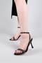 Helin Eyelet Detail Heeled Shoes Black - 3