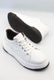 Efnan Shoes Men's White Premium Polyurethane Lightweight Orthopedic Stitched Sole Casual Sports Walking - 7