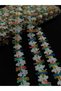 Colorful Floral Print Knitted Accessory Ribbon 1 Meter