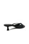 Black Color Buckle Detailed Low Heel Women's Shoes between 36-40 Slipper - 3
