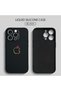 iPhone 16 Pro Compatible Soft Silicone Phone Case with Velvet Camera Protections Apple Pattern - 3