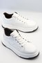 Efnan Shoes Men's White Premium Polyurethane Lightweight Orthopedic Stitched Sole Casual Sports Walking - 5