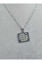 Ayetel Kursi Written Evil Eye Beaded Embroidered Stylish Elegant Style Prayer Islamic Protective Accessory Steel Necklace