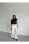 Satin Boat Neck Draped Blouse - 6