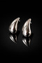 Damla Form Shiny Metal Women's Earrings – Modern Minimal Design Daily Stylish Earrings - 6
