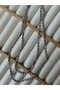 Pipe Bead Steel Necklace 45cm