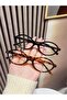 2-Pack Leopard Black Oval Bone Transparent Women Men Unisex Blue Light Protection Screen Glasses Eyewear
