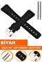 F-91 / F-94 / F-105 Watch Compatible Soft Silicone Watch Band Strap Cs