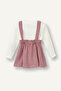 2-Piece Set Burgundy Baby Girl Top and Bottom Set G8177A5/Br229 - 3