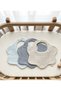 3-Piece 100% Cotton Organic 8 Layer Muslin Baby Food Bib / Drool Bib / Collar
