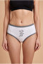 3-Pieces Plain Panties Outerr Elastic Waist Band - 3