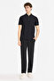 100% Cotton Regular Fit Zipper Collar Polo T-Shirt F9870Ax26Sp - 2