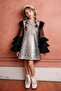 Sequined Girl's Evening Dress