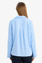 Relax Fit Shirt Collar Seersucker Textured Long Sleeve Blouse G9141Ax26Sp - 5