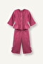 Muslin Dried Rose Baby Girl Top and Bottom Set G8736A5/Br123