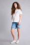 100% Cotton Oversized Back Printed T-Shirt G9005Ax26Sm - 2