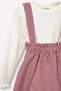 2-Piece Set Burgundy Baby Girl Top and Bottom Set G8177A5/Br229 - 2