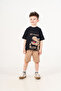 3-4-5-6 Years Old Dinosaur Printed Shorts Boys' Set - 2