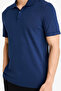 Slim Fit Indigo Men's Polo Neck T-Shirt M6609Az/In131 - 4