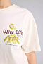 100% Cotton Oversized Printed Short Sleeve T-Shirt G2471Ax26Sp - 4