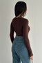 Women's Button Detailed Long Sleeve Blouse – Round Neck Casual Stylish Blouse - 7
