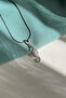 Zircon Stone Sea Horse Necklace