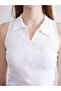 Esvab • Modern & Distinctive Devrik Roba Collar Corded Fabric Women's Undershirt - 3