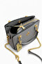 Miami Polo Clup 3 Compartment Faux Leather Chain Detailed Women's Hand and Shoulder Strap Bag - 3