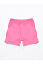 Lcw Kids Pink Elastic Waist Basic Girls Shorts