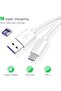 كابل الشحن السريع من هواوي، منفذ USB من النوع C، 5 أمبير، طول 1 متر، شحن ونقل بيانات فائق السرعة - 2