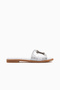 Women's Leather daily Slipper 26y d26yt-1430 white