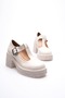 Women's Beige Casual Shoes Bp06Ms06B - 5