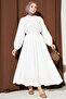 Double Suit with Striped Front and Lace Skirts - 3