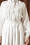 Double Suit with Striped Front and Lace Skirts