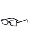 2-Pack Leopard Black Square Bone Transparent Women Men Unisex Blue Light Protection Screen Glasses Eyewear - 4
