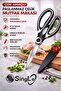 Premium Steel Kitchen Scissors Multi-Purpose with Storage Case
