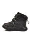 Black Velcro Boys' Flat Boots - 2