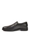 Black Genuine Leather Laceless Men's Classic Shoes - 4
