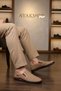 Sand Nubuck Genuine Leather Gel Sole Men's Casual Shoes - 3