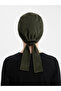Medical Suitable Khaki Cotton Piece Combed Cotton Visor Cap with Pleated Back and Tie-Detail Hats - 6