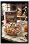 Set of 2 Glass Chips Candy Presentation Bowls 19 cm Width 7 cm Leather Pieces Plain Rayan Brand - 2